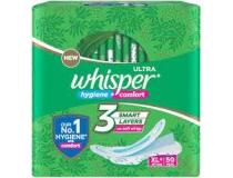 Whisper Sanitary Pads For Women Choice Ultra XL Pack of 50