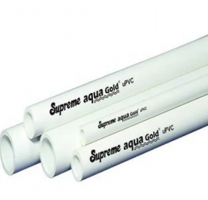 Sureme UPVC Pipe SCH-40, 100 mm x 6Ft With Two Coupler  100 mm