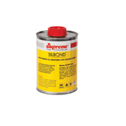 Supreme CPVC Silbond Solvent Cement Heavy Bodied Yellow 100 Ml
