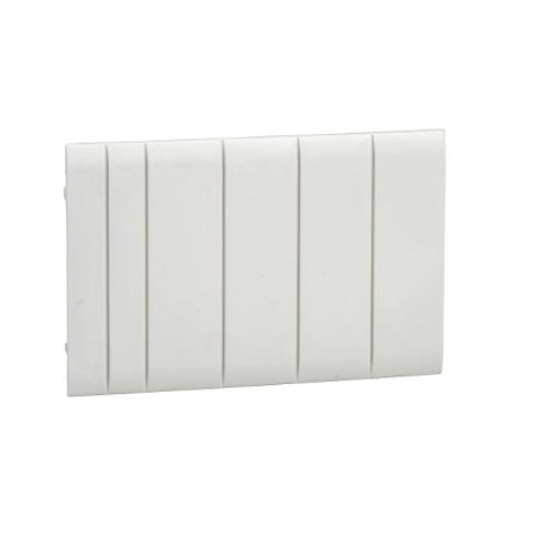 Schneider Single Pole 5M MCB Dummy Plate, White, Plastic