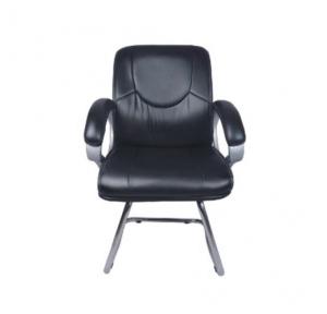 0121 Luctator Black Visitor Chair With Fix Frame