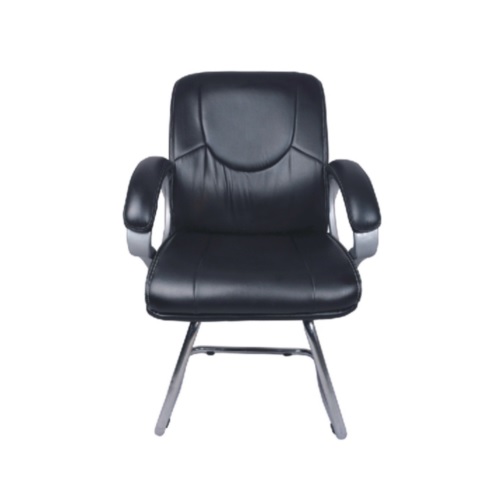 0121 Luctator Black Visitor Chair With Fix Frame