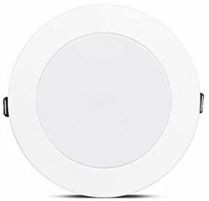 Philips LED Downlight Round Shape 10 Watt ,10.8L x 10.8W x 5.2H cm, Polycarbonate, White