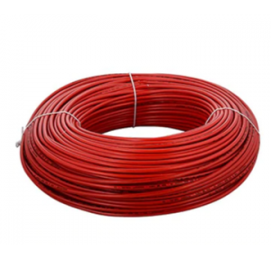 Polycab  0.75 sqmm 1 Core FR PVC Insulated Flexible Cable, 1 mtr (Red)