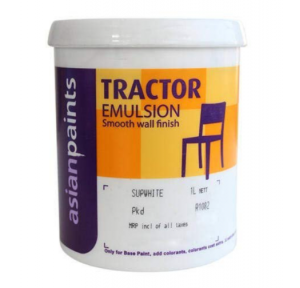 Asian Paints Tactor Emulsion 8296 Metalic Grey - 1 Ltr