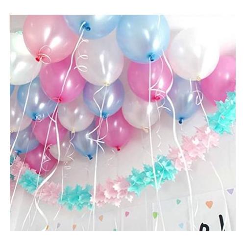 Blue Round Balloon Pack of 50 pcs