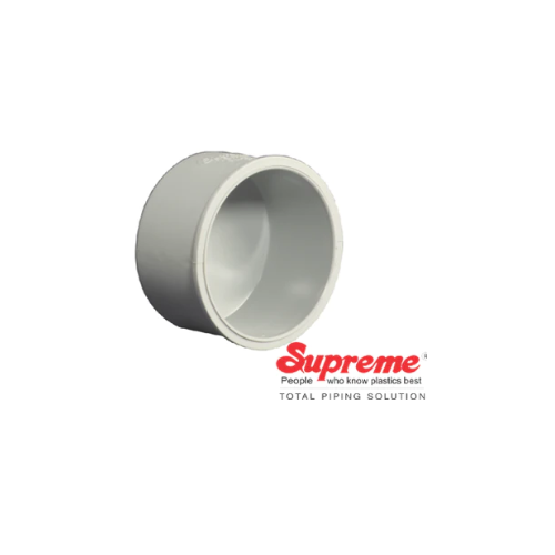 Supreme UPVC End Cap 110mm, 6Kg Pressure