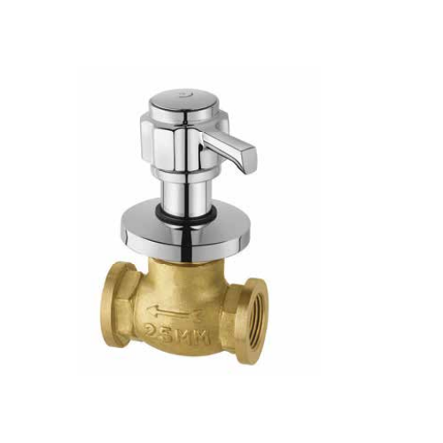 Jaquar Essco Flush Cock With Wall Flange, 25 mm Size With Lever Handle