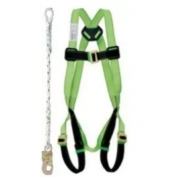 Karam Safety Belt KI-01 Full Body Harness For Construction With 2 Adjustment & 1 Attachment Points Multi Color