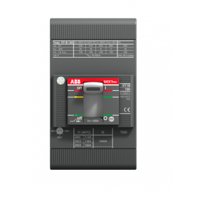 ABB MCCB TMAX XT1C 160 Fixed Three-Pole With Front Terminals And Thermomagnetic Release TMD R 125-1250A, 25Ka 1SDA067398R1