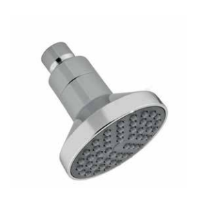 Jaquar Essco Overhead Shower 80mm Round Shape Single Flow ABS Body Chrome Plated With Gray Face Plate With Rubit Cleaning System, EOS-541RB
