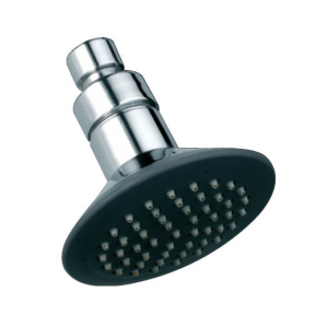 Jaquar ESSCO NOS100 EOS-542N Overhead Shower 100mm Dia Round Shape Single Flow (ABS Body Chrome Plated With Gray Face Plate) With Rubit Cleaning System