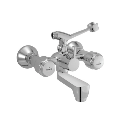Jaquar ESSCO DLX-517KN Wall Mixer Telephone Shower Arrangement Only With Crutch (With Bush & Piston Delux Divertor Fitting) With Aerator