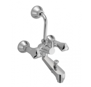 Jaquar ESSCO  DLX-519KN  Wall Mixer 3 In 1 System With 115mm Bend Pipe, Aerator and Small Knob