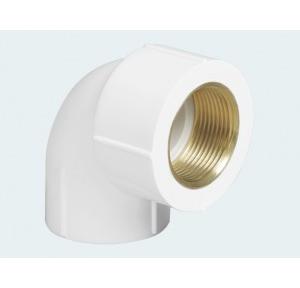 Supreme UPVC Inserted Sch-80 Female Threaded Elbow Brass , 20X15Mm