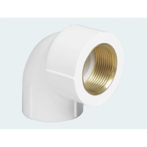 Supreme UPVC Inserted Sch-80 Female Threaded Elbow Brass , 20X15Mm