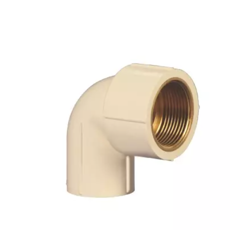 Supreme CPVC Reducing Female Threaded Elbow Brass, 1x3/4Inch