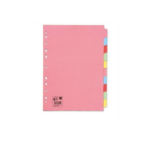 File Divider Paper Pink A5 (Pack of 10)
