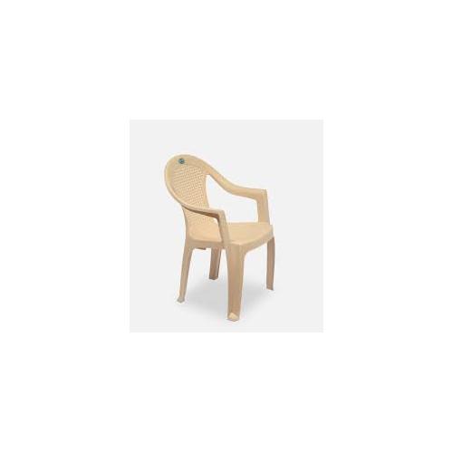 Nilkamal Chair Plastic Mid Back Marble Beige CHR2036