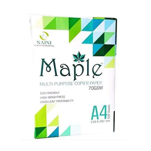 Mapple A4 Copier Paper, 70 GSM, Pack Of 500 Sheets