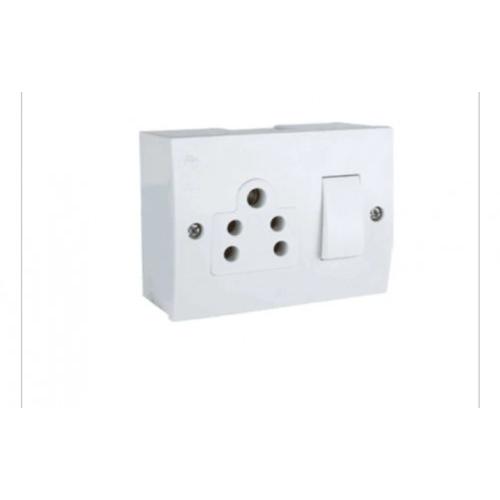 Havells Reo 16A Combined Box  1 Switch And Socket