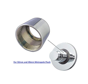 Brass Socket for 32mm and 40mm Metropole Flush| Glassy | Chrome Plated Suitable for Jaquar Type 32mm and 40mm Metropole Models