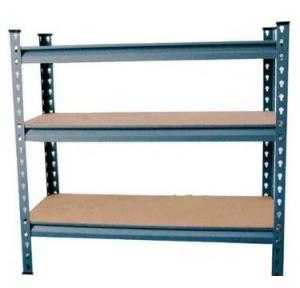 MS Slotted Angle Rack - Size 10H X 3W X 1.5D  Feet, Guage - 24, Angle 14 Gauge & Shelves 20 Gauge