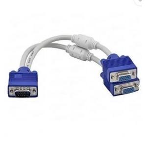 VGA Y Splitter Cable 1 Male VGA to 2 Female VGA Splitter Adapter Cable