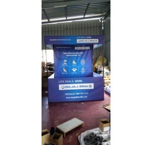 Canopy in Arvind fabric, size - 6 x 6 x 7 feet with eco-solvent Brand printing