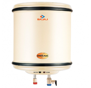 Bajaj Shakti Plus Storage 25-Litre Vertical Water Heater, Color - Ivory