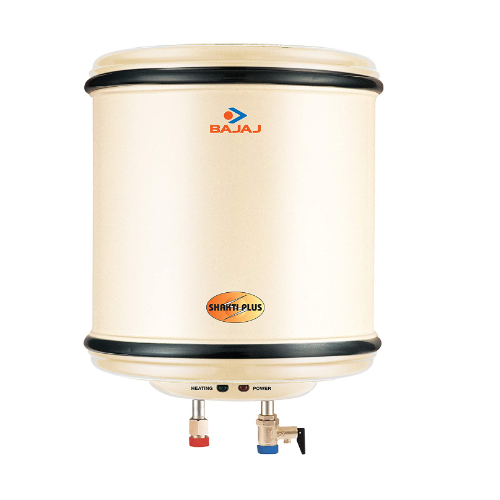 Bajaj Shakti Plus Storage 25-Litre Vertical Water Heater, Color - Ivory