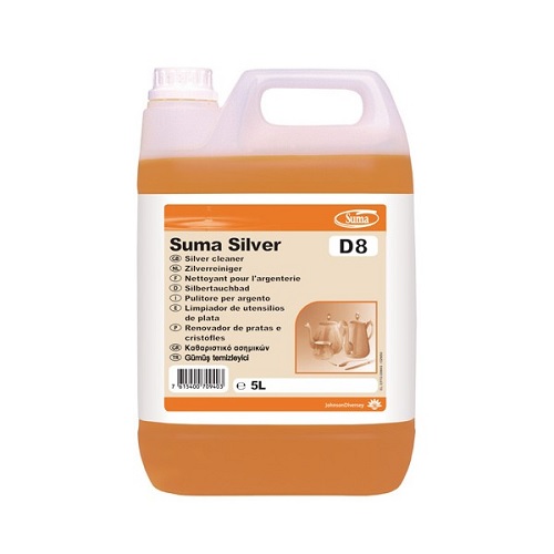 Diversey Suma Silver D8 Silver Cleaner, 5 Ltr