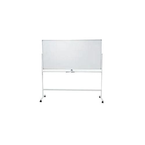 Aluminium frame White Board Non-Magnetic Thickness 12mm with MS tripod Stand , Board Size: 3x3.5 Feet