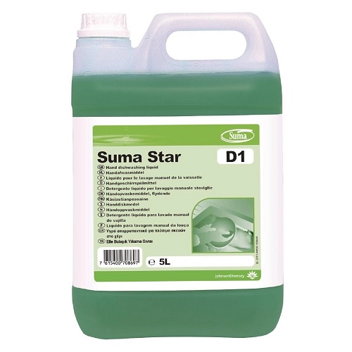 Diversey Suma Star D1 Hand Dishwashing Liquid, 5 Ltr