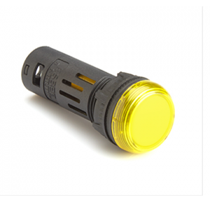 Esbee Gen Next Led indicator dia 16mm, 110 VAC/DC, Yellow