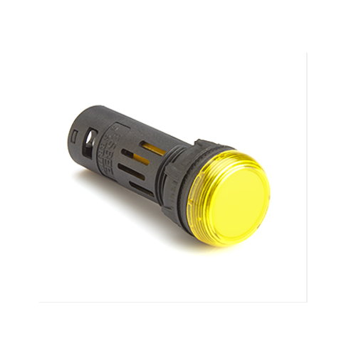 Esbee Gen Next Led indicator dia 16mm, 110 VAC/DC, Yellow