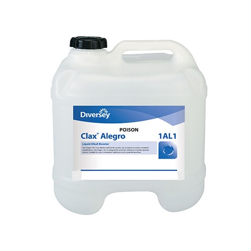 Diversey Clax Alegro 1AL1 Liquid Alkali Booster, 25 Ltr