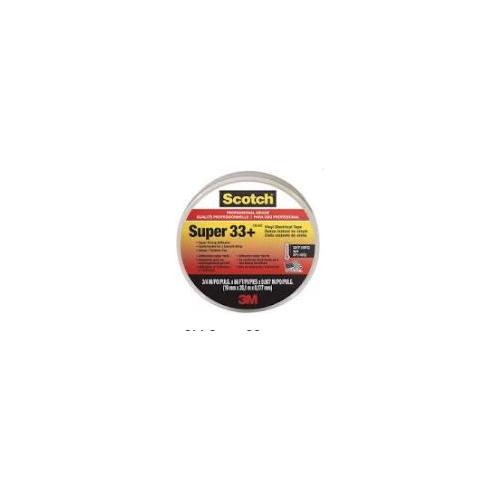 3M Super 33+ Scotch Vinyl Electrical Tape Black 3/4Inch x 66Inch