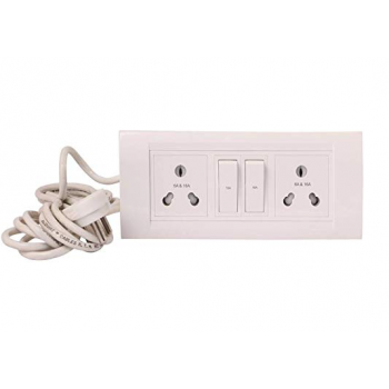 Anchor Customized Combined Box With 2 Switch 2 Socket (16A) and Roma Deco Cover Plate 12M