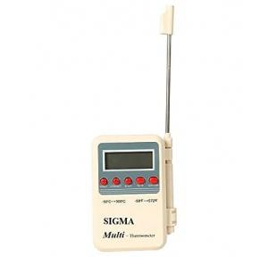 Sigma Multi Digital Temperature Thermometer with Sensor  (-50C To 300C)