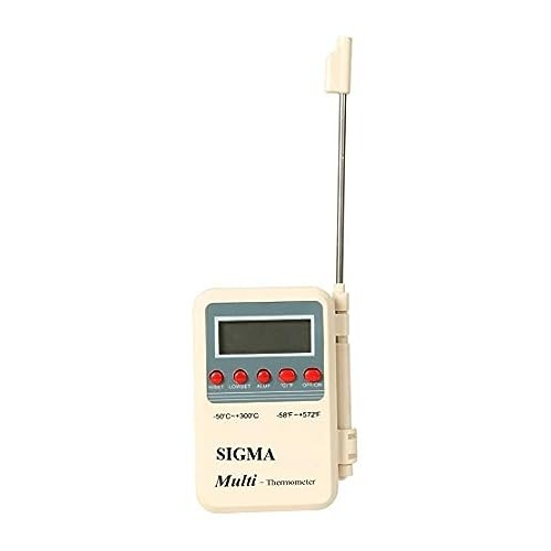 Sigma Multi Digital Temperature Thermometer with Sensor  (-50C To 300C)