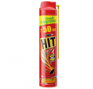 Hit Red Fresh Fragrance Crawling Insect Killer Spray, 625 ml