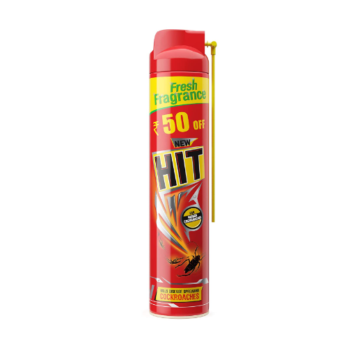 Hit Red Fresh Fragrance Crawling Insect Killer Spray, 625 ml