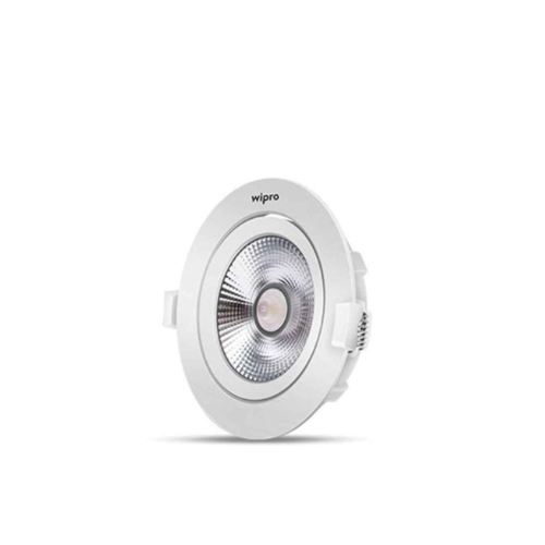 Wipro Garnet 9W Warm White COB Downlight, D320927