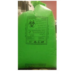 Navkar Garbage Bag 18X22 Inch (Biodegradable)-51 Micron, Color - Green, Per 1 Kg