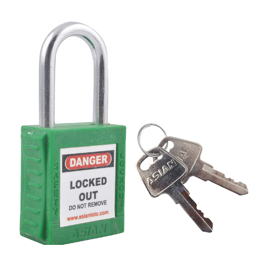 Asian Loto OSHA Safety Padlock - With Metallic Shackle - Different Key 38-40Mm, ALC-OLPL-D