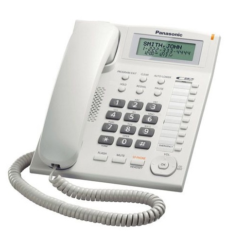 Panasonic White Caller ID & Speaker Phone KX-TS880