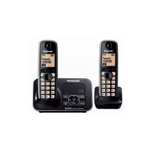 Panasonic Black Cordless Landline Phone KXTG 3722
