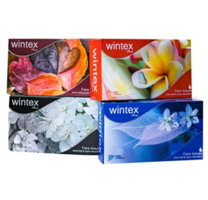 Wintex Prime Face Tissues Extra Soft 2 Ply 100 Pulls, Size 20 X 18 cms