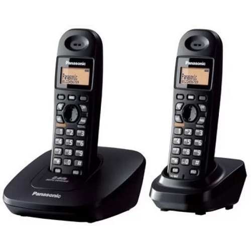 Panasonic Black Cordless Combo Landline Phone KXTG 3612